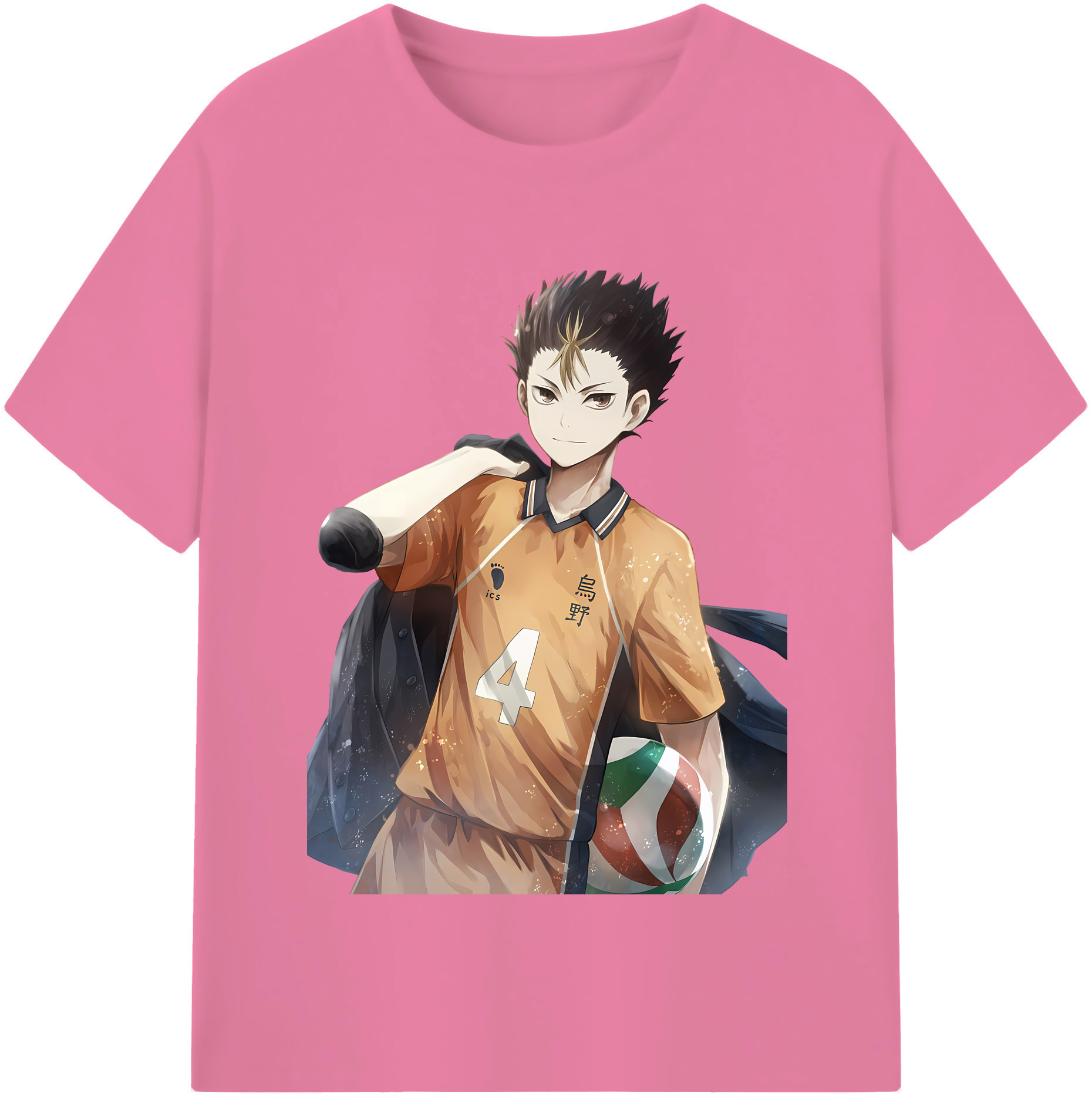 （画像用） ハイキュー!! Haikyu!! 綿100％半袖Tシャツ（フロントプリント）